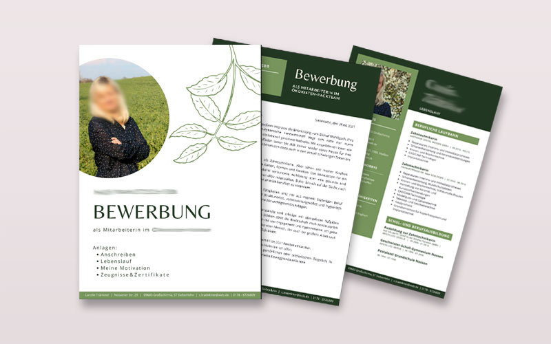 Beispiel Bewerbung